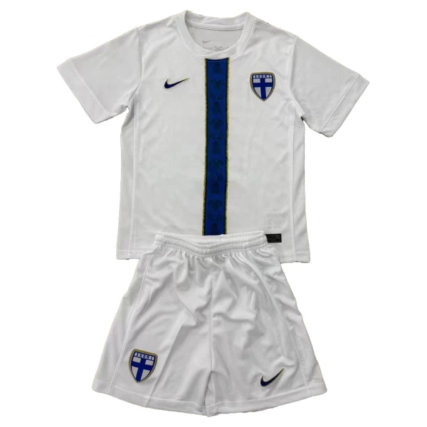 Camiseta Finlandia Niños 2ª Equipación 2025 Camiseta Finlandia Niños 2ª Equipación 2025