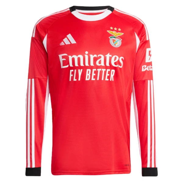 Camiseta SL Benfica Hombre 1ª Equipación 25/26 Manga Larga Camiseta SL Benfica Hombre 1ª Equipación 25/26 Manga Larga