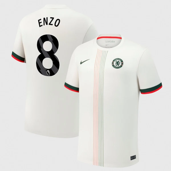 Camiseta Chelsea Enzo Fernández 8 Hombre 2ª Equipación 25/26 Camiseta Chelsea Enzo Fernández 8 Hombre 2ª Equipación 25/26