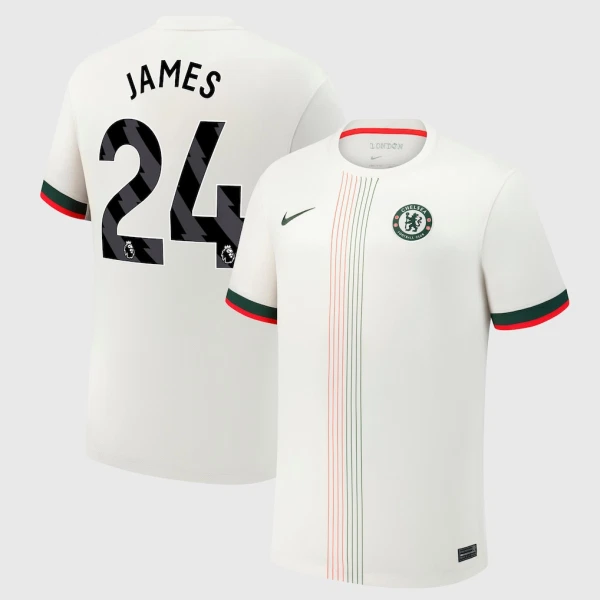 Camiseta Chelsea James 24 Hombre 2ª Equipación 25/26 Camiseta Chelsea James 24 Hombre 2ª Equipación 25/26
