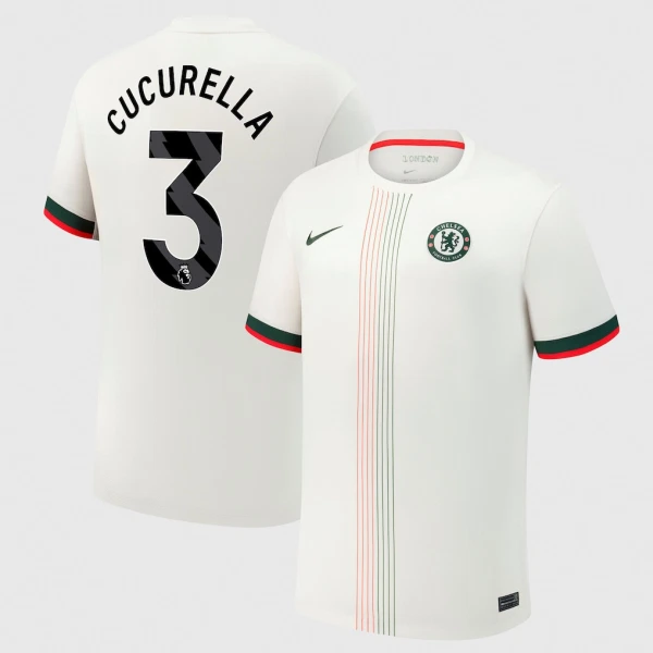 Camiseta Chelsea Marc Cucurella 3 Hombre 2ª Equipación 25/26 Camiseta Chelsea Marc Cucurella 3 Hombre 2ª Equipación 25/26