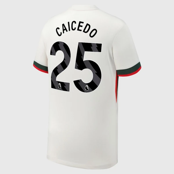 Camiseta Chelsea Moisés Caicedo 25 Hombre 2ª Equipación 25/26