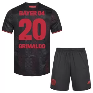 Camiseta Bayer 04 Leverkusen Alejandro Grimaldo 20 Niños 1ª Equipación 25/26