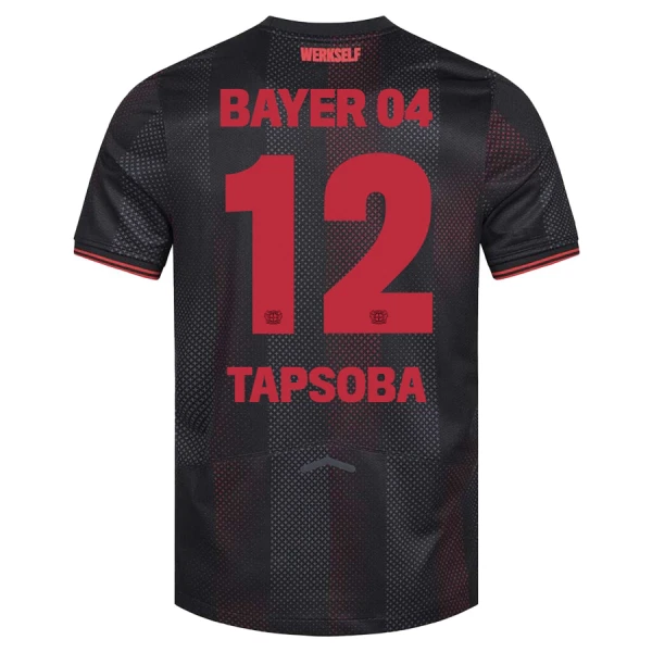Camiseta Bayer 04 Leverkusen Edmond Tapsoba 12 Hombre 1ª Equipación 25/26 Camiseta Bayer 04 Leverkusen Edmond Tapsoba 12 Hombre 1ª Equipación 25/26