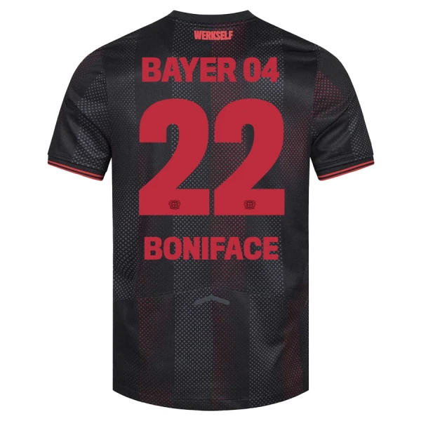 Camiseta Bayer 04 Leverkusen Victor Boniface 22 Hombre 1ª Equipación 25/26 Camiseta Bayer 04 Leverkusen Victor Boniface 22 Hombre 1ª Equipación 25/26