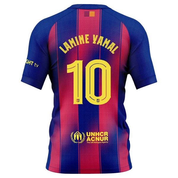 Camiseta FC Barcelona Lamine Yamal 10 Niños 1ª Equipación 25/26
