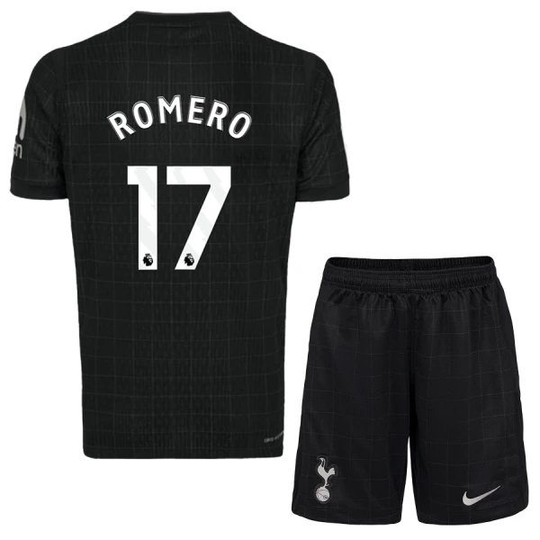 Camiseta Tottenham Hotspur Cristian Romero 17 Niños 2ª Equipación 25/26 Camiseta Tottenham Hotspur Cristian Romero 17 Niños 2ª Equipación 25/26