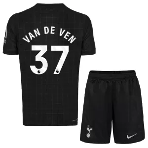 Camiseta Tottenham Hotspur Van De Ven 37 Niños 2ª Equipación 25/26