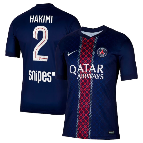 Camiseta Paris Saint-Germain Achraf Hakimi 2 Hombre 1ª Equipación 25/26 Camiseta Paris Saint-Germain Achraf Hakimi 2 Hombre 1ª Equipación 25/26