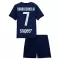Camiseta Paris Saint-Germain Kvaratskhelia 7 Niños 1ª Equipación 25/26