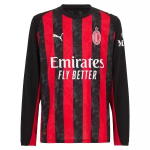 Camiseta AC Milan Hombre 1ª Equipación 25/26 Manga Larga