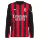 Camiseta AC Milan Hombre 1ª Equipación 25/26 Manga Larga