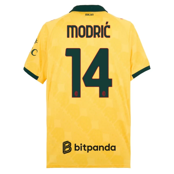 Camiseta AC Milan Luka Modrić 14 Hombre 3ª Equipación 25/26