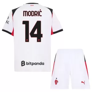 Camiseta AC Milan Luka Modrić 14 Niños 2ª Equipación 25/26