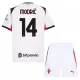 Camiseta AC Milan Luka Modrić 14 Niños 2ª Equipación 25/26
