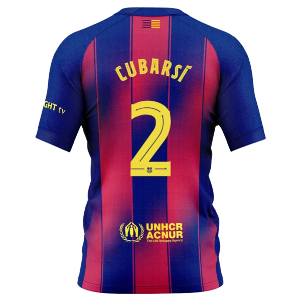 Camiseta FC Barcelona Cubarsi 2 Hombre 1ª Equipación 25/26