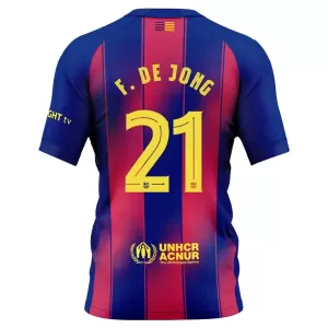 Camiseta FC Barcelona Frenkie de Jong 21 Hombre 1ª Equipación 25/26 Camiseta FC Barcelona Frenkie de Jong 21 Hombre 1ª Equipación 25/26