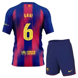 Camiseta FC Barcelona Gavi 6 Niños 1ª Equipación 25/26 Camiseta FC Barcelona Gavi 6 Niños 1ª Equipación 25/26