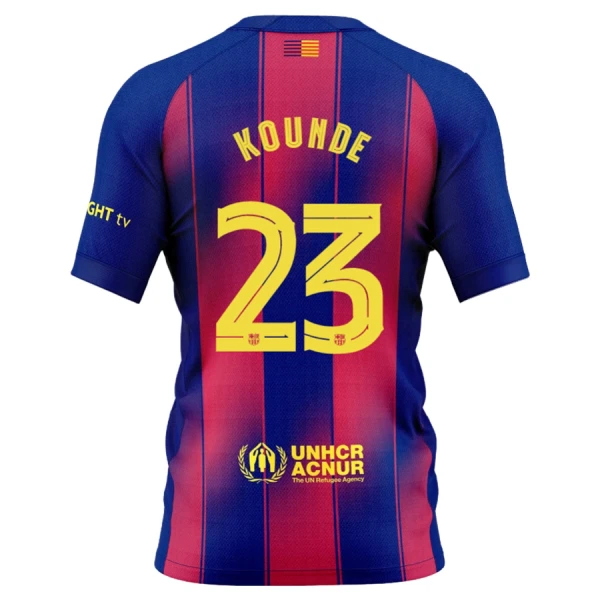 Camiseta FC Barcelona Kounde 23 Hombre 1ª Equipación 25/26