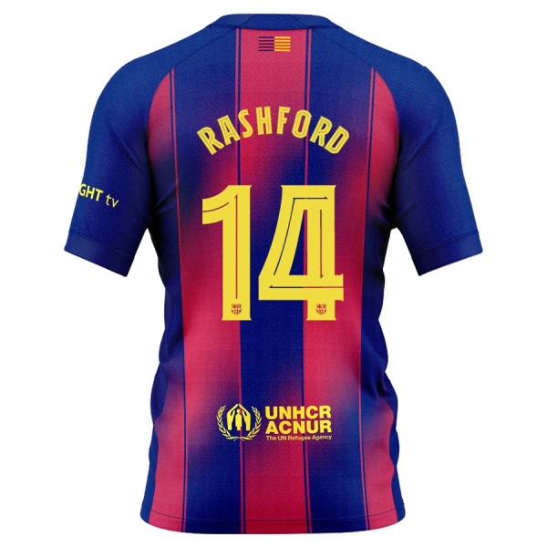Camiseta FC Barcelona Marcus Rashford 14 Niños 3ª Equipación 25/26