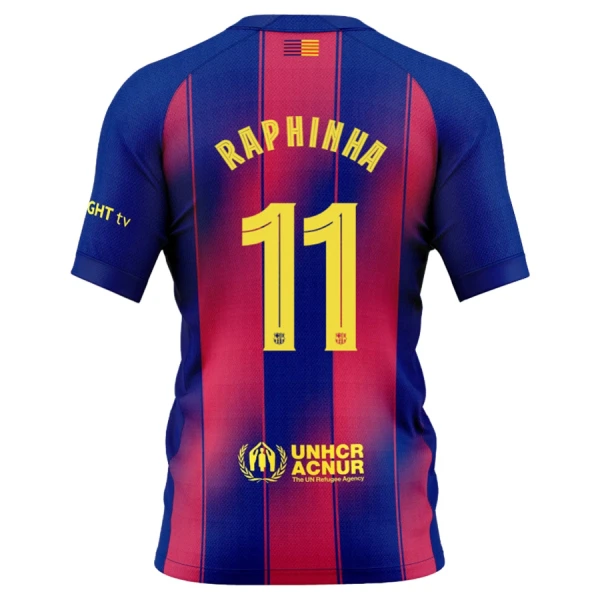 Camiseta FC Barcelona Raphinha 11 Hombre 1ª Equipación 25/26