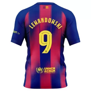 Camiseta FC Barcelona Robert Lewandowski 9 Hombre 1ª Equipación 25/26 Camiseta FC Barcelona Robert Lewandowski 9 Hombre 1ª Equipación 25/26