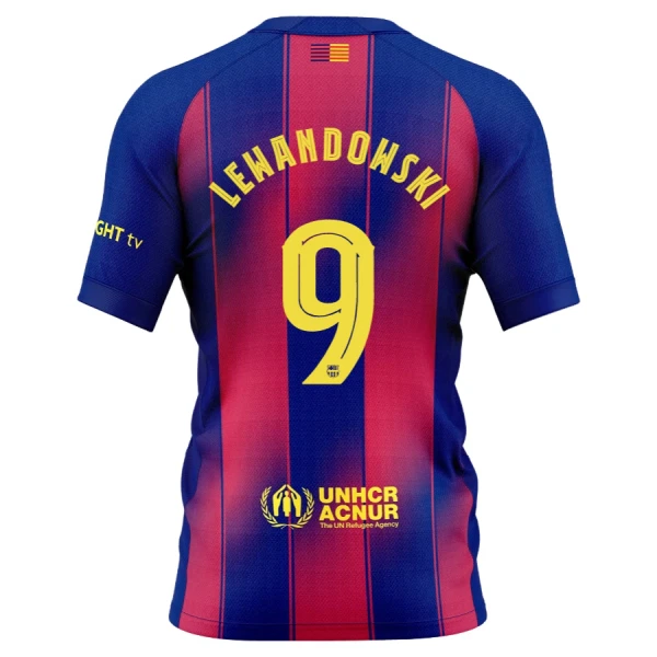 Camiseta FC Barcelona Robert Lewandowski 9 Hombre 1ª Equipación 25/26