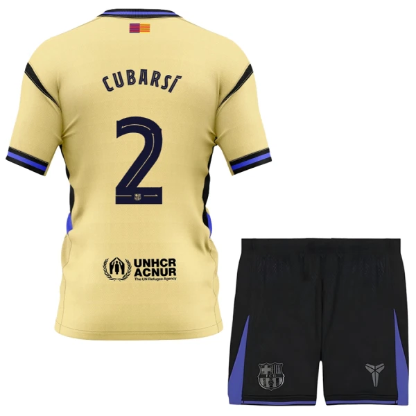 Camiseta FC Barcelona x Kobe Bryant Cubarsi 2 Niños 2ª Equipación 25/26