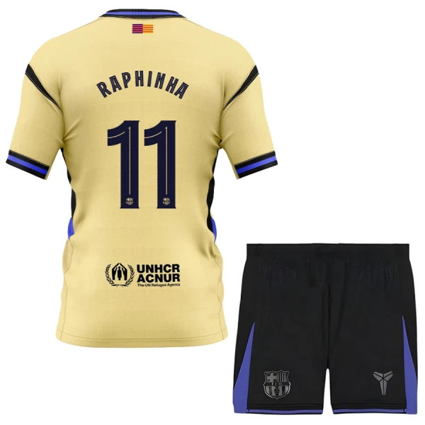 Camiseta FC Barcelona x Kobe Bryant Raphinha 11 Niños 2ª Equipación 25/26