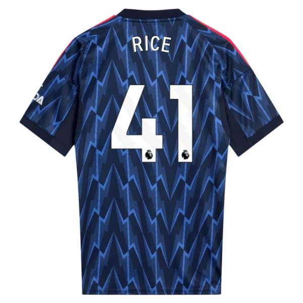 Camiseta Arsenal Declan Rice 41 Hombre 2ª Equipación 25/26