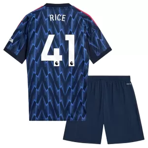 Camiseta Arsenal Declan Rice 41 Niños 2ª Equipación 25/26