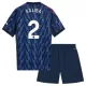 Camiseta Arsenal Saliba 2 Niños 2ª Equipación 25/26