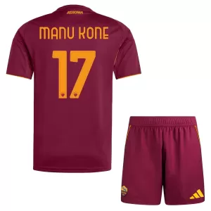 Camiseta AS Roma Manu Kone 17 Niños 1ª Equipación 25/26