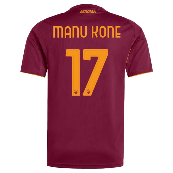 Camiseta AS Roma Manu Kone 17 Niños 1ª Equipación 25/26