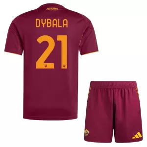 Camiseta AS Roma Paulo Dybala 21 Niños 1ª Equipación 25/26