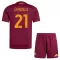 Camiseta AS Roma Paulo Dybala 21 Niños 1ª Equipación 25/26