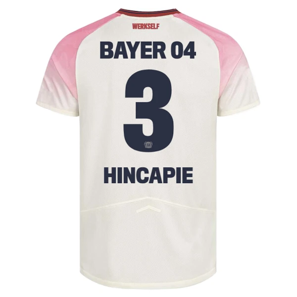 Camiseta Bayer 04 Leverkusen Piero Hincapie 3 Niños 2ª Equipación 25/26