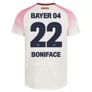 Camiseta Bayer 04 Leverkusen Victor Boniface 22 Hombre 2ª Equipación 25/26