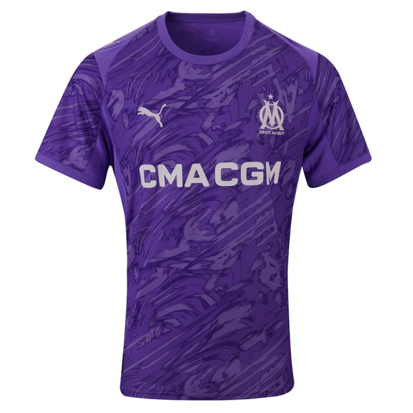 Camiseta Portero Olympique de Marseille Niños 25/26 Púrpura
