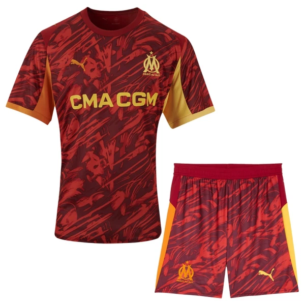 Camiseta Portero Olympique de Marseille Niños 25/26 Rojo