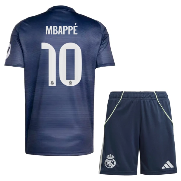 Camiseta Real Madrid Kylian Mbappé 10 Niños 2ª Equipación 25/26
