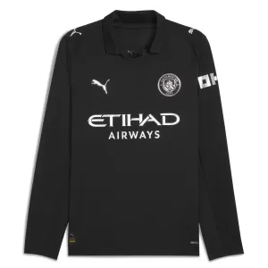 Camiseta Manchester City Hombre 2ª Equipación 25/26 Manga Larga