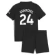 Camiseta Manchester City Josko Gvardiol 24 Niños 2ª Equipación 25/26