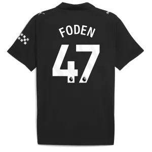 Camiseta Manchester City Phil Foden 47 Hombre 2ª Equipación 25/26