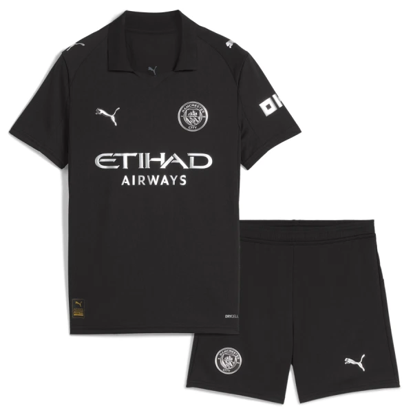 Camiseta Manchester City Rodrigo Hernández 16 Niños 2ª Equipación 25/26