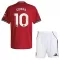 Camiseta Manchester United Cunha 10 Niños 1ª Equipación 25/26