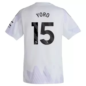 Camiseta Manchester United Leny Yoro 15 Hombre 2ª Equipación 25/26