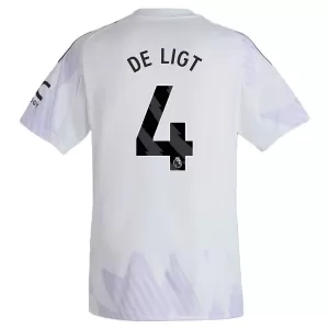 Camiseta Manchester United Matthijs de Ligt 4 Hombre 2ª Equipación 25/26