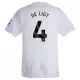 Camiseta Manchester United Matthijs de Ligt 4 Hombre 2ª Equipación 25/26