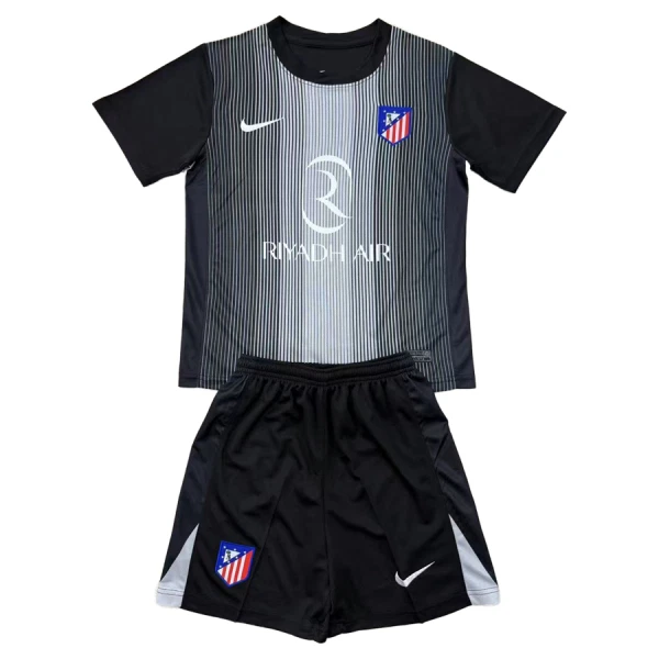 Camiseta Portero Atlético Madrid Niños 25/26 Negro